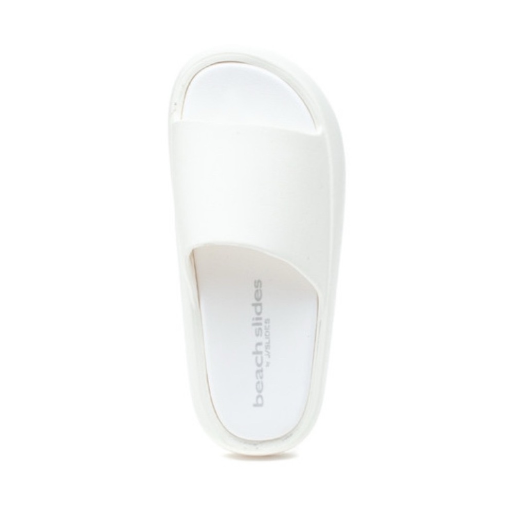 NWT beach slides by J Slides White Size 10